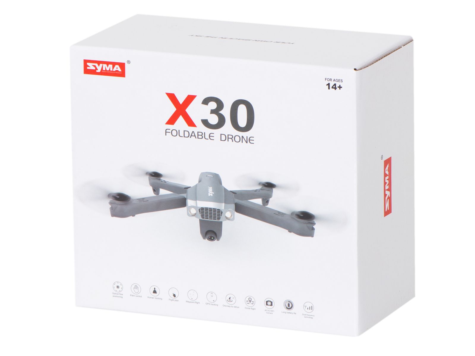 Dron Syma X30 2.4GHZ 4K + náhradní baterie 1700mAh
