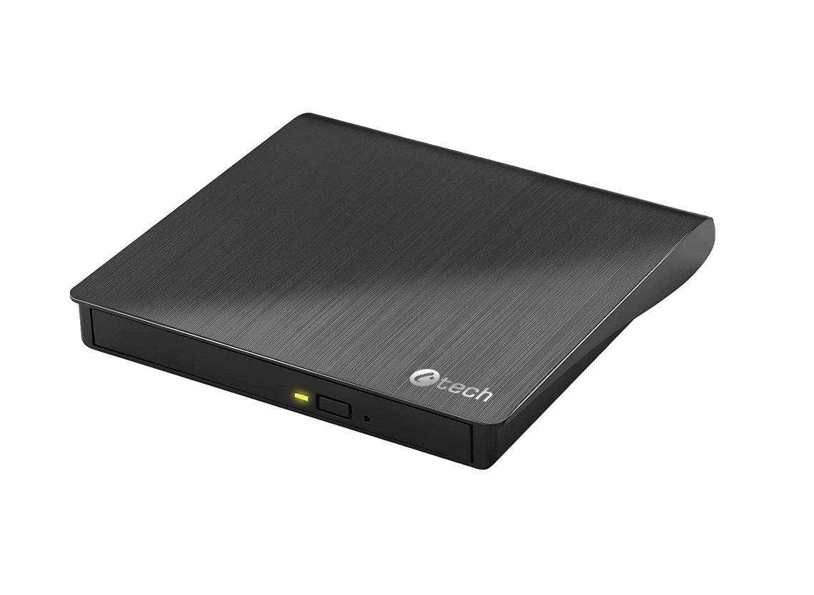 Externí DVD vypalovačka C-tech DVD-USB-AC, USB 2.0, USB + USB-C
